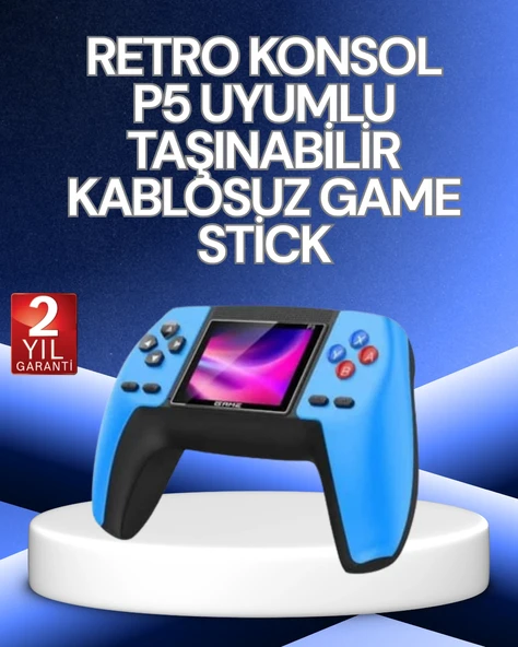 P5 Retro GamePad | 520 Klasik Oyunlu Mini Oyun Konsolu ürün görseli 1