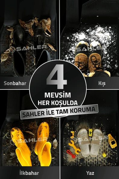 Sahler Renault Megane E-Tech 2022+  4.5D Havuzlu Paspas Siyah - Resim 2