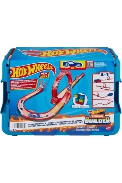 HOT WHEELS Track Builder Alev Temalı Akrobasi Seti-hmc04 ürün görseli