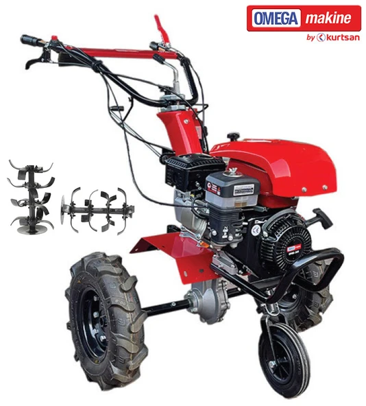 Omega OMG-B210 Benzinli Çapa Makinesi + Tekerlek Takımı - 1