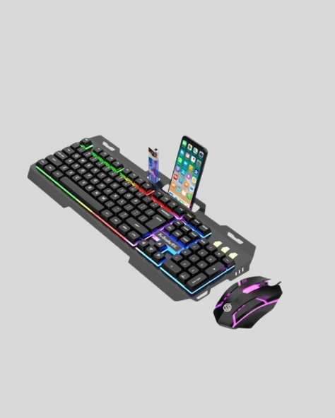 PG8018 LED Aydınlatmalı Mekanik Klavye Mouse – Oyunlarda Üstün Performans - 3