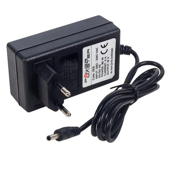 12 Volt - 3 Amper 3.5*1.35 Mm Uçlu Vera Yazar Kasa Pos Plastik Kasa Adaptör - 2