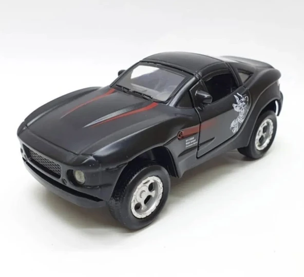 Mustang Çek Bırak Spor Araba - Işıklı Sesli Model - FY6148-12D-Siyah ürün görseli