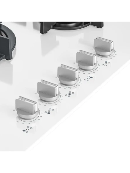 Beko BOCD T 7521 DWKB Wok Gözlü Beyaz Cam Ankastre Ocak - 4