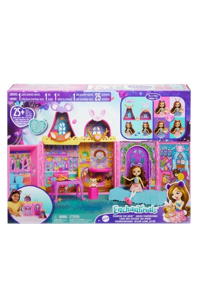 Enchantimals Ana Karakter Bebekler Evi - Resim 6