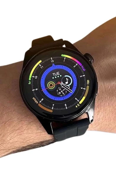 Akıllı Saat 1.5 Inç Amoled Ekran Çift Kordonlu GPS NFC Uyumlu - Resim 5