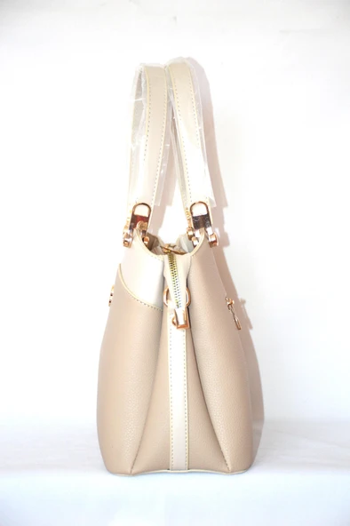 Kadın Vizon Günlük Şık Omuz ve El Çantası - 5