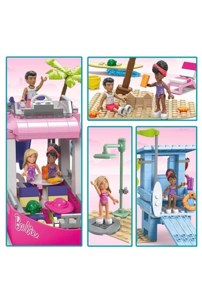 Barbie MEGA Barbie Malibu Rüya Teknesi HPN79 - Resim 4