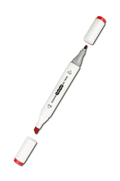 Serve Marker Airbrush Kit - 12 Adet Keçeli Kalem - Resim 5