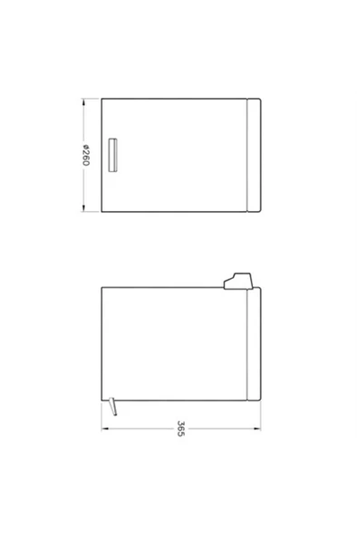 VitrA A44055 Arkitekta Paslanmaz Çöp Kovası Outlet - 2