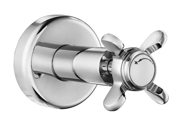 ECA Neo Klasik Ara Kesme Valfi, Krom, 102151009