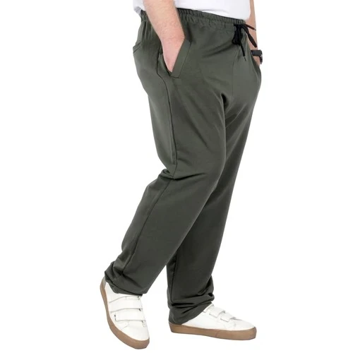 Büyük Beden Erkek Eşofman Altı Classic 2 Ip 11100 Haki - Resim 6