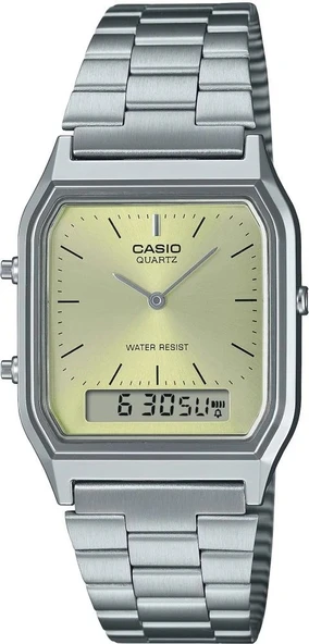 CASIO AQ-230A-9AMQYDF ANALOG DİJİTAL DİKDÖRTGEN UNISEX KOL SAATİ