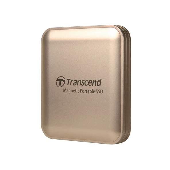 Transcend TS1TESD420G 1TB, USB,Type C, 20Gbps, 2000MB/s Magsafe Taşınabilir Harici SSD - Gold - 1