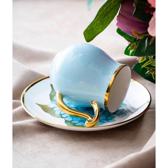 Acar Evanora 6 Kişilik Kahve Fincanı Takımı Renkli - 90 ml HXF-06807 - 5