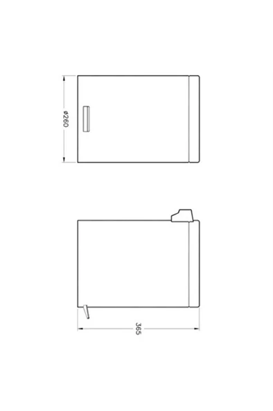 VitrA A44055 Arkitekta Paslanmaz Çöp Kovası Outlet - 4