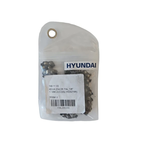 Kesik Zincir Hyundai 1/4'' 1.1mm 23.5 Diş Hyundai HCS214A uyumlu - Resim 2