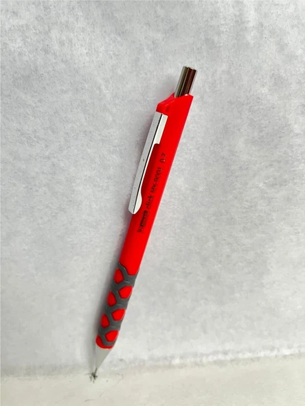 Mikro MK 9001 Kırmızı Renk 0.7 Uçlu Versatil Kurşun Kalem