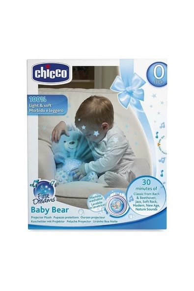 Chicco Bebek Ayıcık Işıklı Ve Sesli Mavi - 2