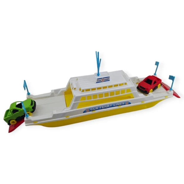 Feribot Araç Taşııyan Gemi 45 cm - Sarı ürün görseli