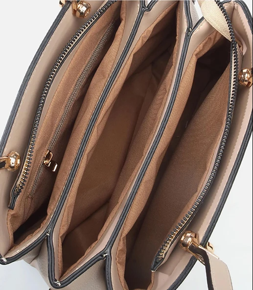 Kadın Vizon Günlük Şık Omuz ve El Çantası - 7