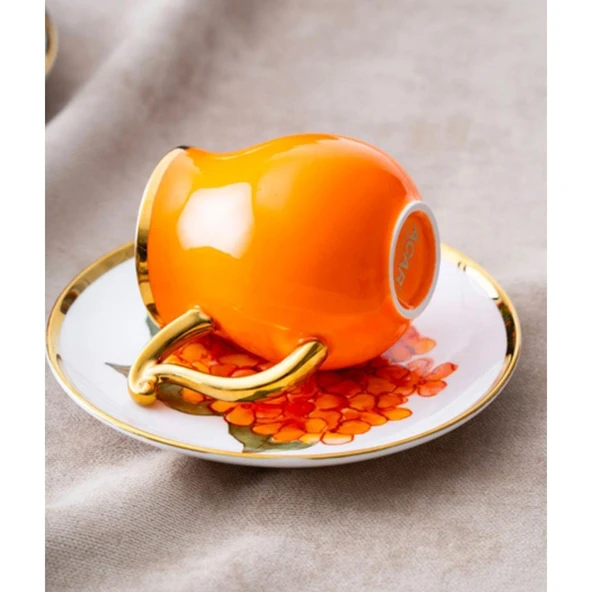 Acar Evanora 6 Kişilik Kahve Fincanı Takımı Renkli - 90 ml HXF-06807 - 6