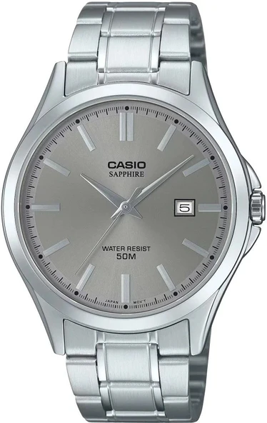 CASIO MTS-115D-8AVDF SAFİR CAM ÇELİK ERKEK KOL SAATİ ürün görseli 1