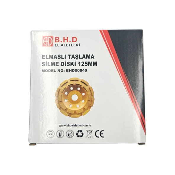 Fixonic B.H.D BHD00840 125mm Elmaslı Taşlama Silme Disk - Resim 3
