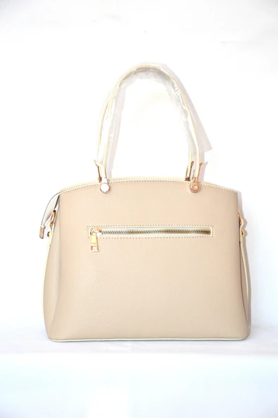 Kadın Vizon Günlük Şık Omuz ve El Çantası - 4