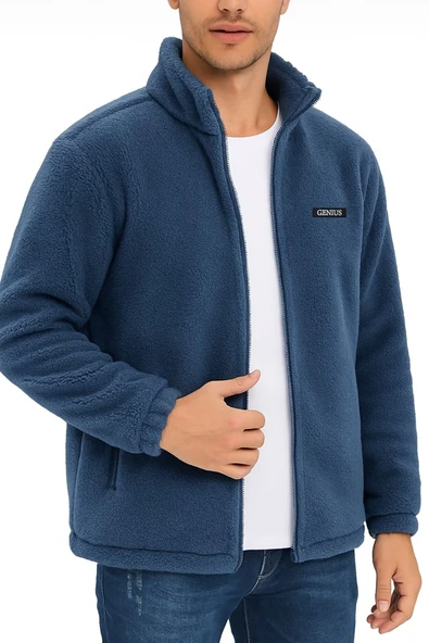 Oversize Peluş Sweatshirt Erkek Polar Sweatshirt Erkek Sweatshirt OVERSIZE-PELUSS - 5
