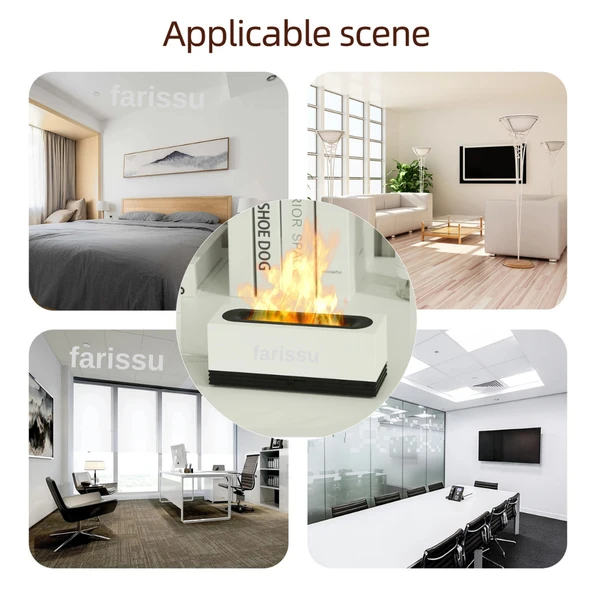 Gold Kama GK14 Alev Efektli Aroma Difüzörü ve Hava Nemlendirici - 3