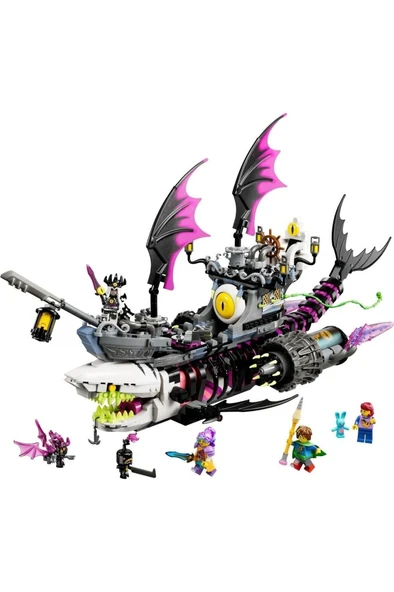 LEGO  DREAMZzz Kabus Köpek Balığı Gemisi 71469 - 10 Yaş ve Üzeri  Oyuncak Yapım Seti (1389 Parça) - 3