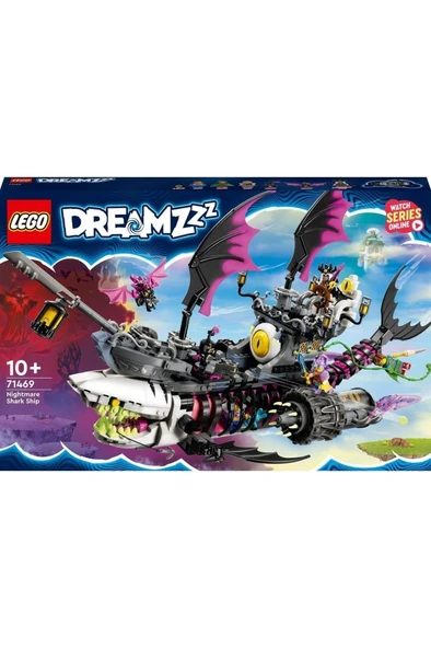 LEGO  DREAMZzz Kabus Köpek Balığı Gemisi 71469 - 10 Yaş ve Üzeri  Oyuncak Yapım Seti (1389 Parça) - 1