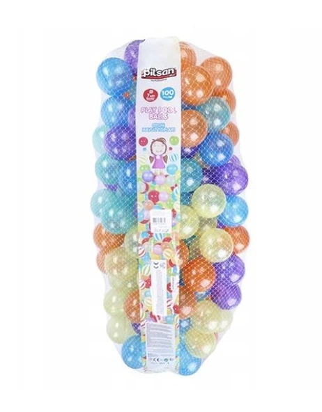 Pilsan Oyuncak Simli Havuz Topu 7 Cm 100 Adet Havuz Topu - 2