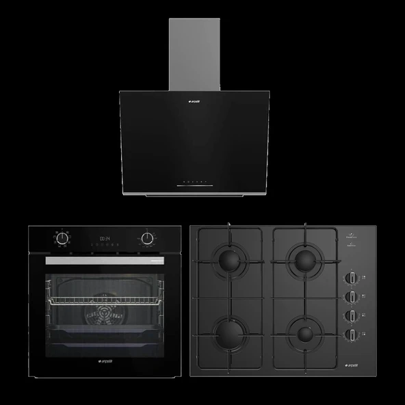 Arçelik Smart Siyah Ankastre Set ürün görseli