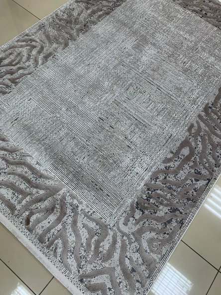 Padişah Halı Evidence 75322 070 Serisi Viskon Akrilik Salon Oturma Yatak Odası Halısı - Resim 3