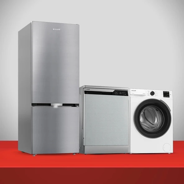 Arçelik Gri Beyaz Orta Çeyiz Paketi