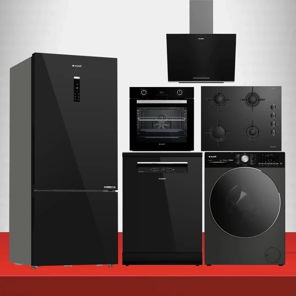 Arçelik Dark Inox Tam Çeyiz Paketi
