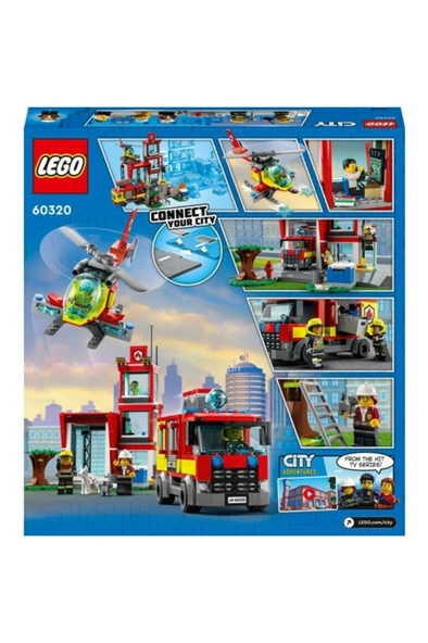 LEGO ® City İtfaiye Merkezi 60320 Yapım Seti (540 Parça) - 7
