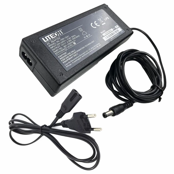 Liteon 12V 4.58 Amper Plastik Adaptör 55W PE-1550-1SA1