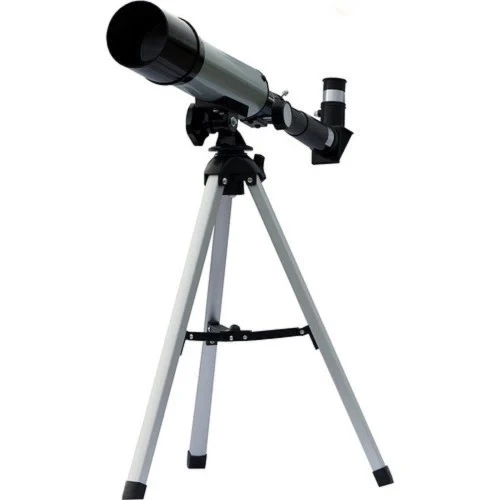 50x360 Mini Teleskop Kara Uzay Teleskobu Aliminyum Gövde Tripodlu - Resim 7