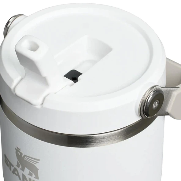 Stanley The IceFlow™ Flip Straw 2.0 Tumbler 0.6L / 20oz Beyaz Termos - 3