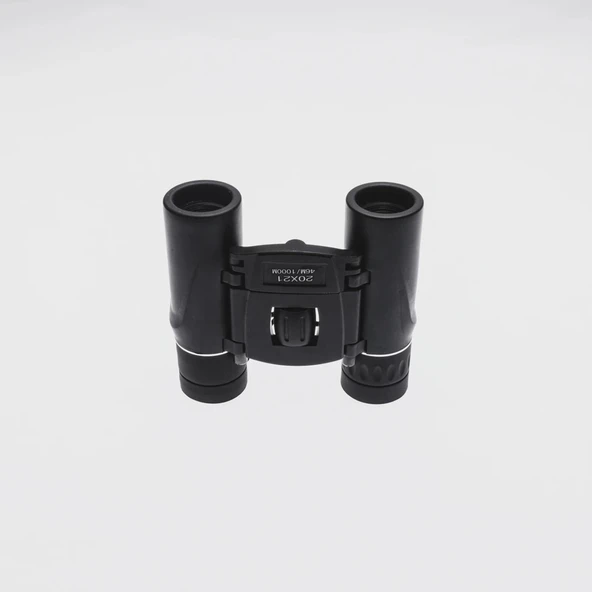 20x21 Nıkula  Cepte Taşımalı Kauçuk Kaplamalı Mini Dürbün  1000m/46m - Resim 2