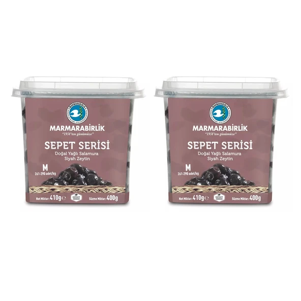 Marmarabirlik Sepet Serisi Yağlı Salamura M Boy 400 gr x 2 Adet ürün görseli