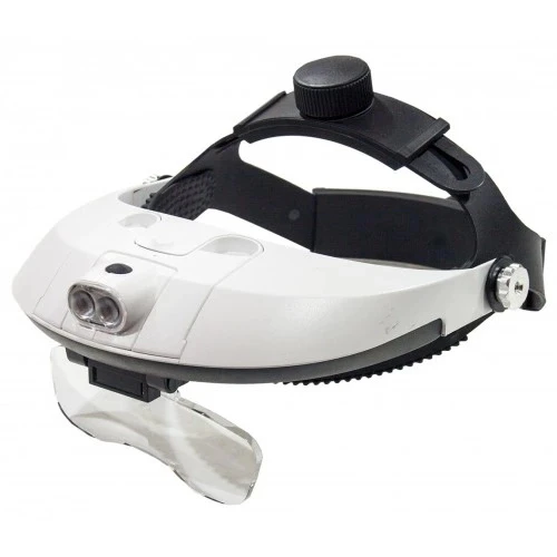 5 Mercekli Çok Fonksiyonlu, Başlık Tip Işıklı Büyüteç 81001h - 3