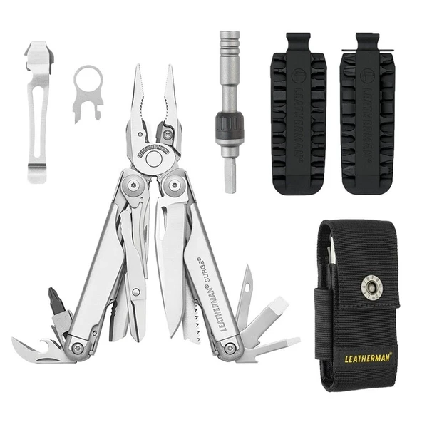 LEATHERMAN SURGE SET FULL PAKET MULTİ TOOL