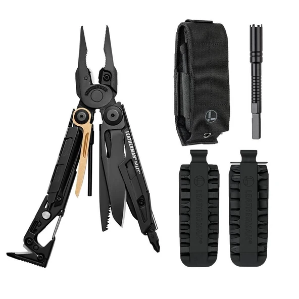 LEATHERMAN MUT BLACK +SİYAH MOLLE KILIF+SET MULTİ TOOL - 2