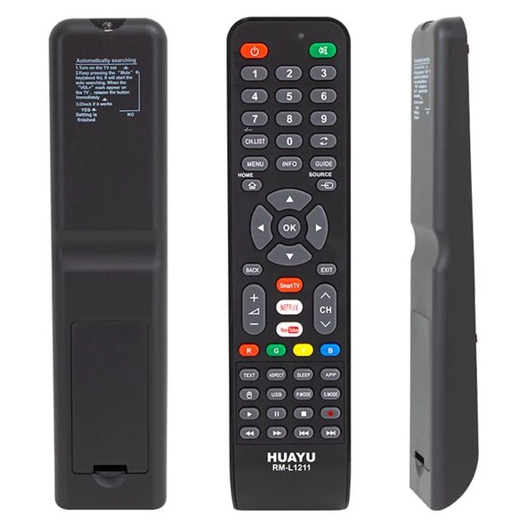 Huayu RM-L1211 Netflix-Youtube-Smart Tuşlu Universal Lcd-Led Tv Kumanda - 1