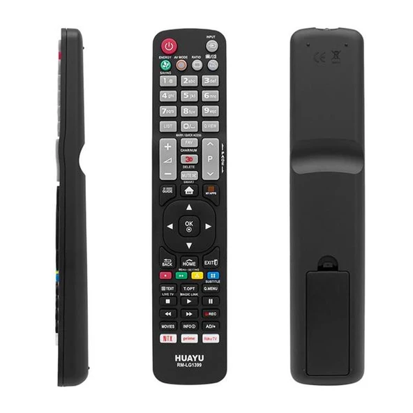 Huayu  RM-LG1399 Lg Netflıx- Prıme Vıdeo Tuşlu Unıversal Lcd-Led Tv Kumanda - 1