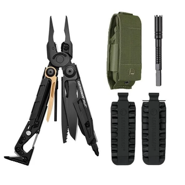 LEATHERMAN MUT BLACK+YEŞİL MOLLE KILIF+SET MULTİ TOOL - 2